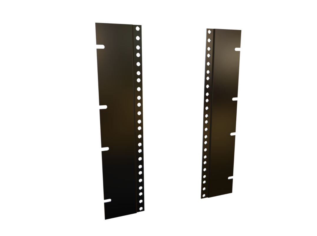 24" - 29" Rack Rail Reducer Panel PBAS Series (PBAS19014BK2)
