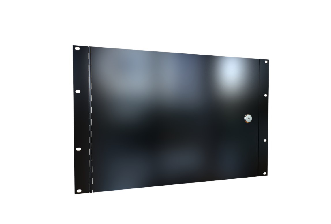 Rack Mount Locking Hinged Door Panel PHPF Series (PHPF19012BK2)