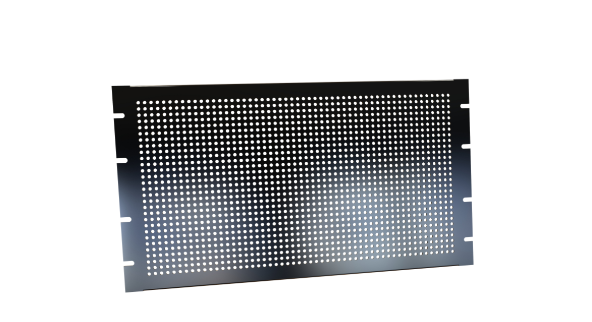 Ppf Rack Perforated Steel Rack Panel PPFS Series (PPFS19010BK2)