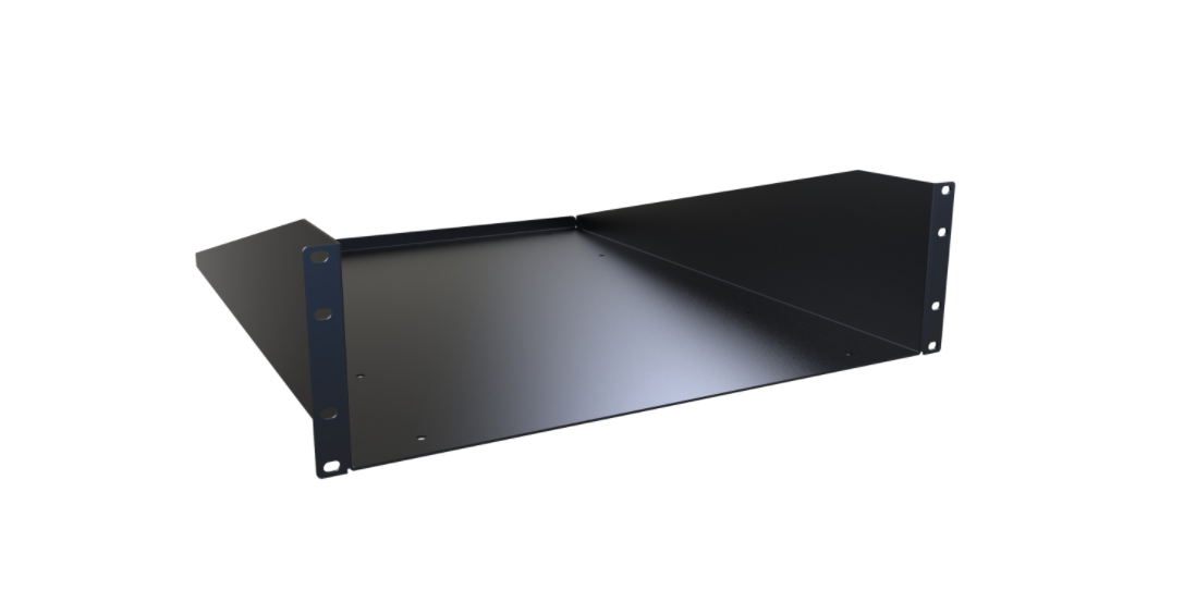 19" 3U Solid Universal Rack Shelf RAS Series ( RASU190522BK1)