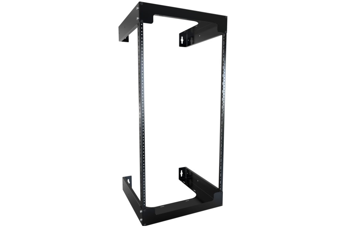 20U Open Frame Wall Rack RB-2PW Series (RB-2PW20) — Telecom Specialties