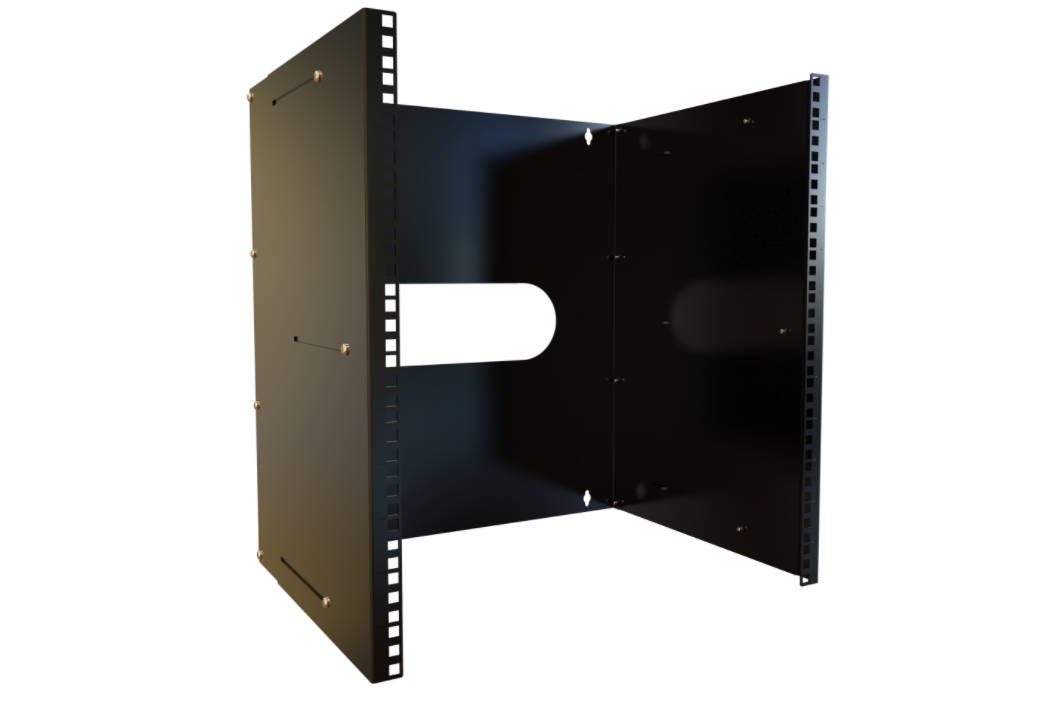 12 Inch Deep Rack 12U Adjustable Depth Wall Rack RB-AWR Series (RB-AWR12)