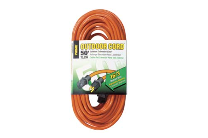50Ft 16-3 Outdoor Extension Cord