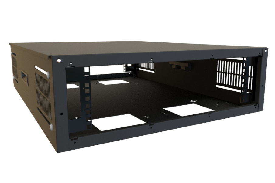 3U Slim Wall and Floor Rack Cabinet SDC Series (SDC243U31BK)