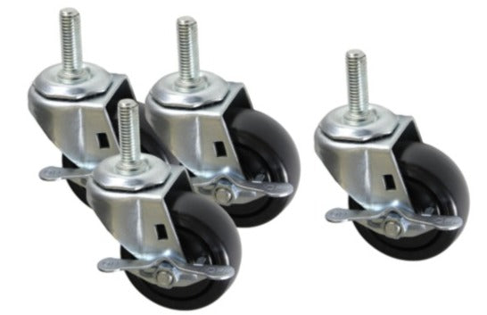 Rack and Cabinet Stem Casters RRCASTER Series - Heavy Duty (RRHDCASTER