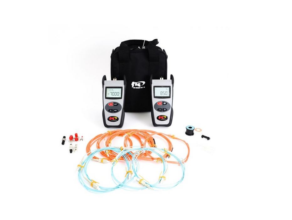 Test Set Kit E-series W/ PM, 850-1300nm LS, Adapter sets