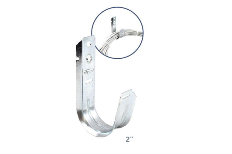 Universal 2 Wall Mount J-Hook Cable Support Wire Management