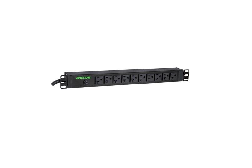 Basic Rack Mount PDU - 20A, 120V, 1.9kW w-NEMA 5-20R Outlets