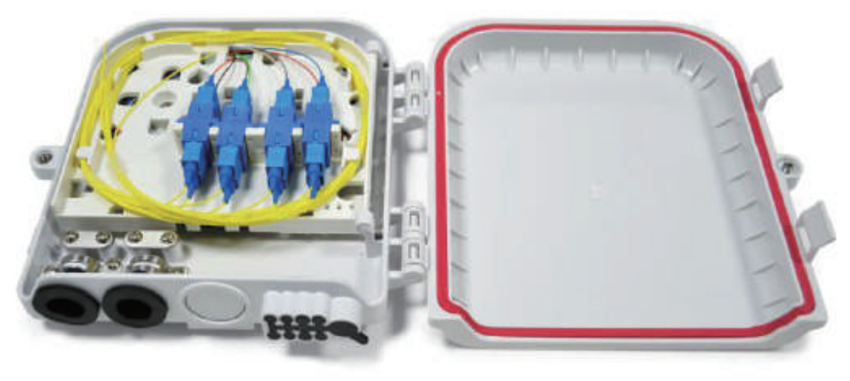 Fiber Optic Terminal Box - 8 Port (SC) 16 Port (LC) — Telecom Specialties