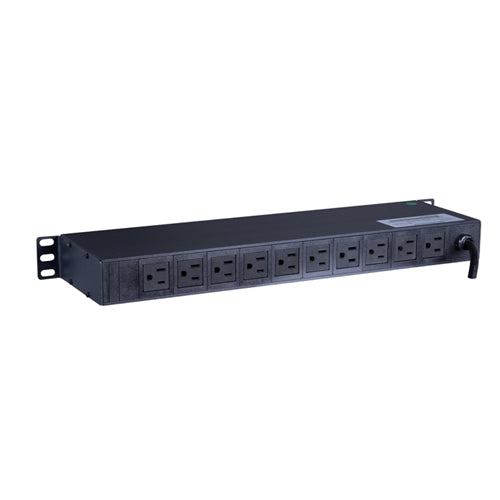 Basic Rack Mount PDU - 15A, 120V, 1.8kW w/NEMA 5-15R Outlets