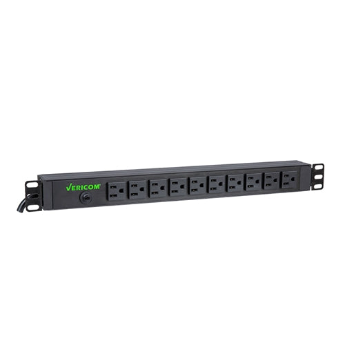 Basic Rack Mount PDU - 15A, 120V, 1.4kW w/NEMA 5-15R Outlets