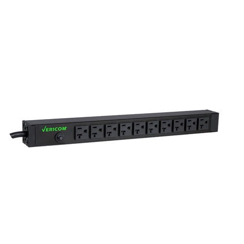 Basic Rack Mount PDU - 20A, 120V, 1.9kW w/NEMA 5-20R Outlets