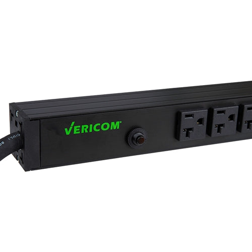 Basic Rack Mount PDU - 20A, 100-120V, 1.9kW w/NEMA 5-20R Outlets