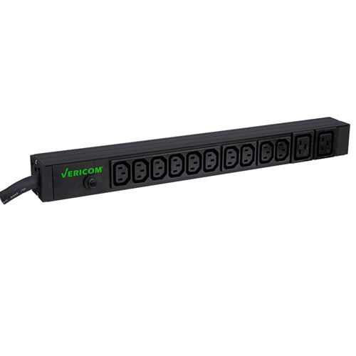 Basic Rack Mount PDU - 20A, 200-240V, 3.3-4.9kW w/IEC C13 & C19 Outlets