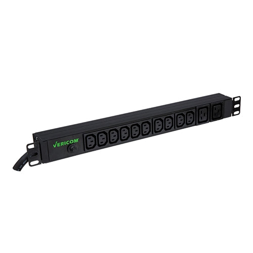 Basic Rack Mount PDU - 20A, 200-240V, 3.3-4.9kW w/IEC C13 & C19 Outlets