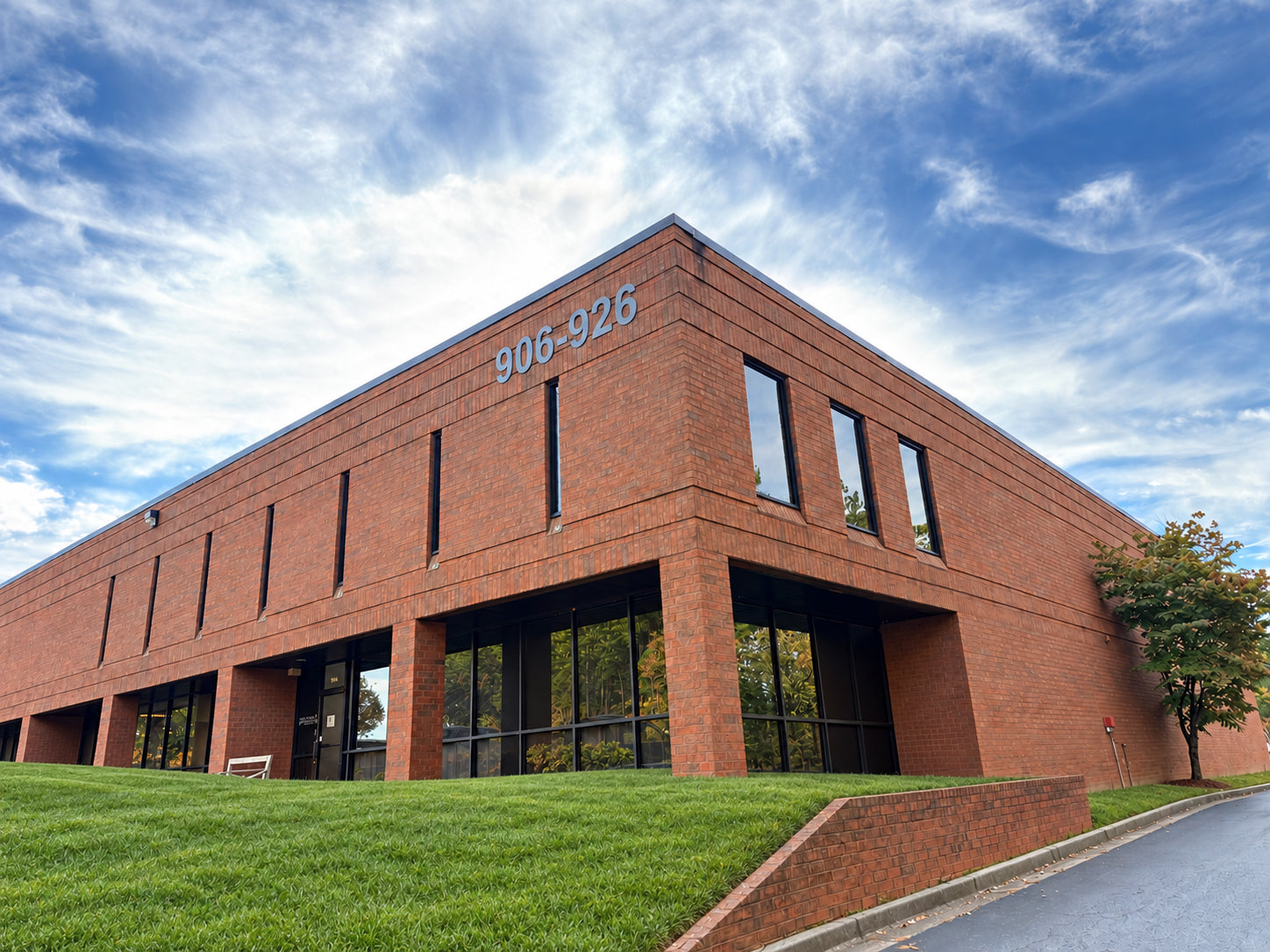 Exterior of the Telecom Specialties warehouse